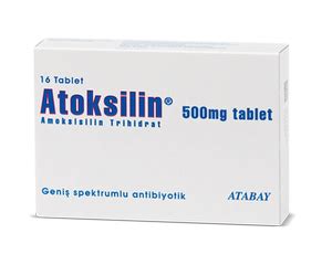 Atoksilin 500 Mg Kapsul