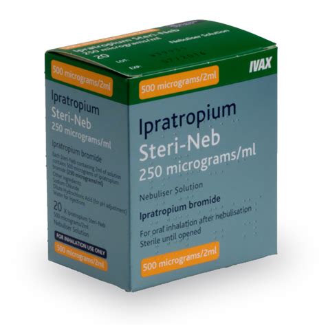 Atrivo Steri-neb 250 Mcg/1 Ml Nebulizasyon Icin Inhalasyon Cozeltisi Iceren Tek Dozluk 20 Ampul