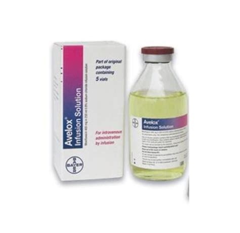 Avelox 400 Mg 250 Ml Solusyon