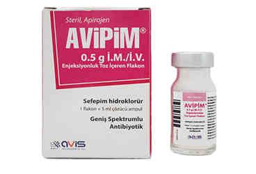 Avipim 0,5 Gr Im/iv Enjektabl Toz Iceren 1 Flakon
