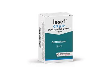 Avisef 0,5 G Im Enjeksiyonluk Cozelti Hazirlamak Icin Toz Ve Cozucu (1 Flakon+ 1 Cozucu Ampul)