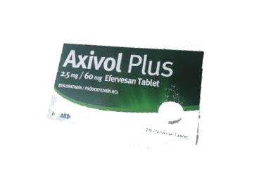 Axivol 5 Mg 20 Film Tablet