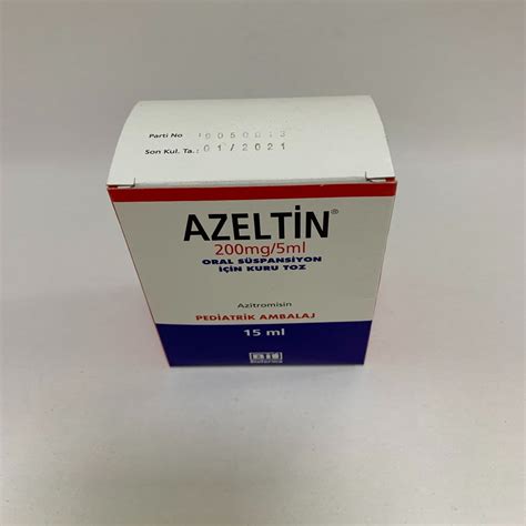 Azeltin 200 Mg 15 Ml Oral Suspansiyon