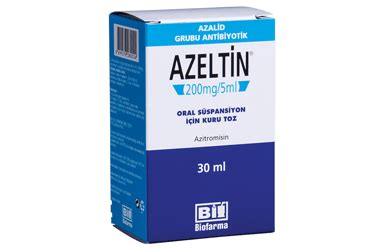 Azeltin 200 Mg 30 Ml Oral Suspansiyon