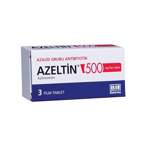 Azeltin 500 Mg 3 Film Tablet