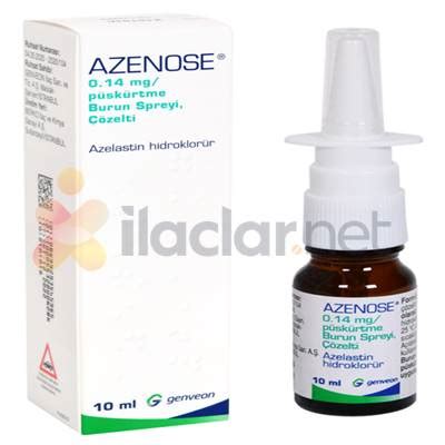 Azenose 0,14 Mg/puskurtme Burun Spreyi, Cozelti (10ml)