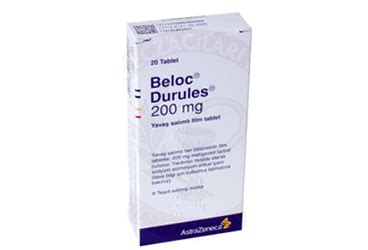 Beloc Durules 200 Mg 20 Yavas Salimli Film Tablet