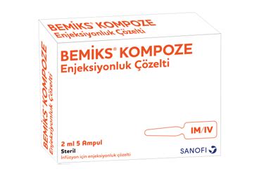 Bemiks Kompoze Enjeksiyonluk Cozelti (5 Ampul)