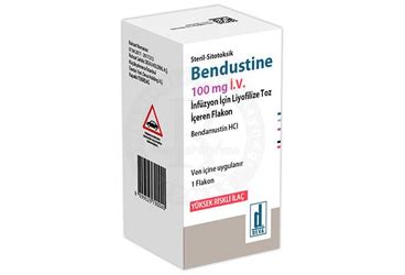 Bendustine 100 Mg Iv Infuzyon Icin Liyofilize Toz Iceren Flakon