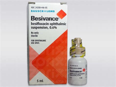 Besivance 6 Mg/ml Goz Damlasi, Suspansiyon 5 Ml