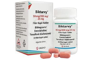 Biktarvy 50 Mg/200 Mg/25 Mg Film Kapli Tablet (30 Tablet)