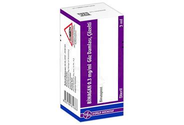 Bimagan 0,3 Mg/ml Goz Damlasi