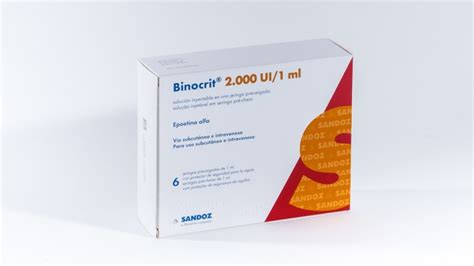 Binocrit 2000 Iu/1,0 Ml Sc/iv Enjeksiyon Icin Cozelti Iceren 6 Kullanima Hazir Enjektor