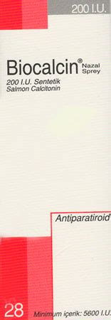 Biocalcin 200 Iu 1x1 14 Doz Nazal Sprey