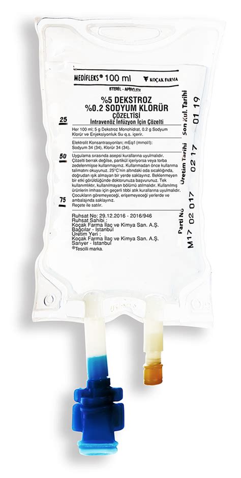 Biofleks %5 Dekstroz %0.2 Sodyum Klorur 250 Ml Solusyon (pvc Torba) Setsiz