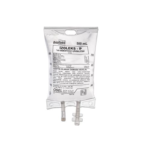 Biofleks Dekstran 40 %5 Dekstroz Sol (pvc Torba) 500 Ml Setli