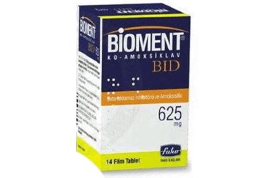 Bioment Bid 625 Mg 14 Tablet