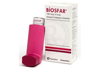 Biosfar 100/6 Mcg Aerosol Inhalasyon Cozeltisi