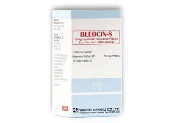 Blemisin 15 Mg Liyofilize Toz Iceren Flakon