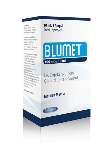 Blumet 100 Mg/10 Ml Iv Enjeksiyon Icin Cozelti Iceren 1 Ampul