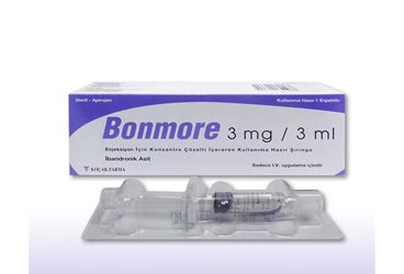 Bonmore 3 Mg/3 Ml Enjeksiyon Icin Konsantre Cozelti Iceren Kullanima Hazir Siringa