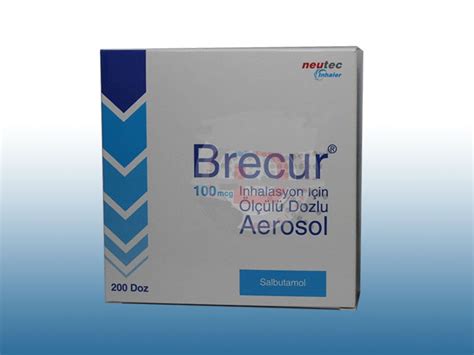 Brecur 100 Mcg Olculu Dozlu Inhalasyon Suspansiyonu (200 Doz)