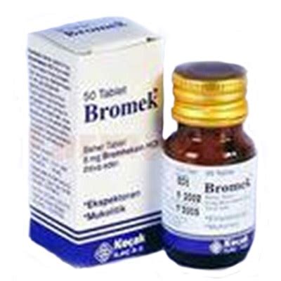 Bromek 8 Mg 50 Tablet