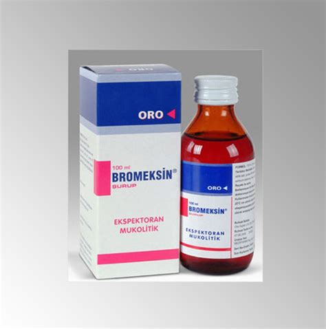 Bromeksin 80 Mg 100 Ml Surup