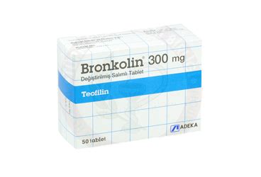 Bronkolin 300 Mg Degistirilmis Salimli Tablet (30 Tablet)