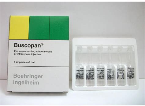 Buscopan 20 Mg 6 Ampul