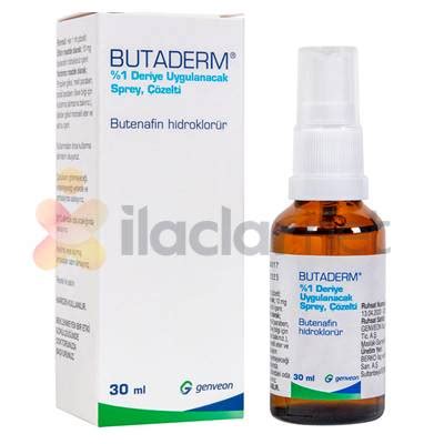 Butaderm % 1 Deriye Uygulanacak Sprey, Cozelti (30 Ml)