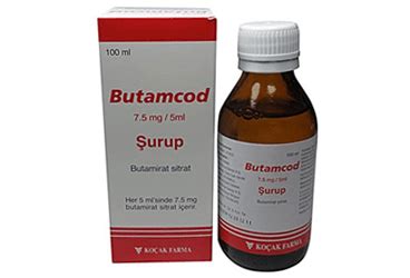 Butamcod 7,5 Mg / 5 Ml Surup 200 Ml