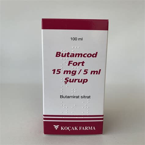 Butamcod Fort 15 Mg/5 Ml Surup 200 Ml