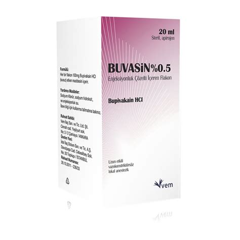 Buvasin 5 Mg/ml Enj.coz. Iceren Flakon