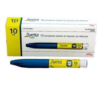 Byetta 10 µg/40 µl Sc Kullanima Hazir Dolu Enj. Kalemi Icinde Cozelti 2,4 Ml