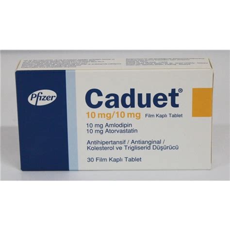 Caduet 10mg/10mg 30 Film Tablet
