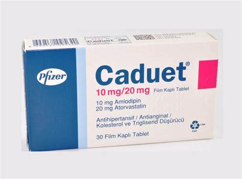 Caduet 10mg/20mg 30 Film Tablet