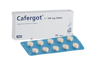 Cafergot 1 Mg 20 Tablet
