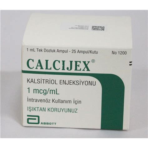 Calcijex 1 Mcg/ml Iv 1 Mlx 25 Ampul/kutu