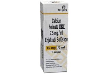 Calcium Folinate Dbl 15 Mg/ 2 Ml Enj. Solusyon 1 Ampul