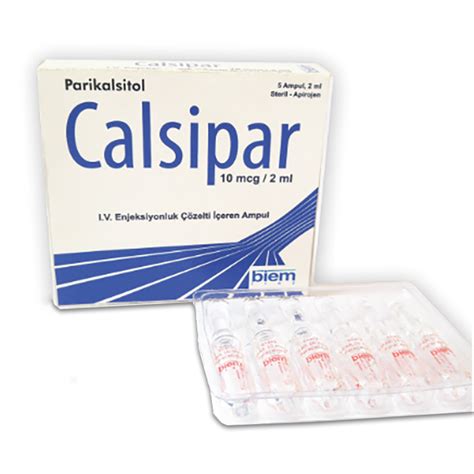 Calsipar 10 Mcg/2 Ml Enjeksiyonluk Cozelti Iceren Ampul (5 Ampul)