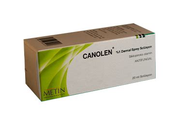 Canolen %1 Dermal Sprey Solusyon 20 Ml