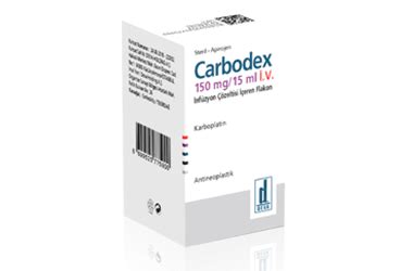 Carbodex 150 Mg/15 Ml Iv Inf. Coz. Iceren Flakon
