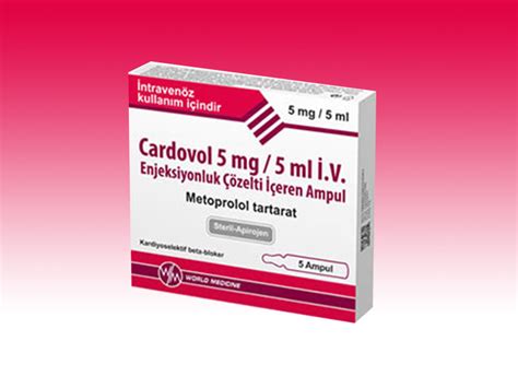 Cardovol 5 Mg/5 Ml Iv Enj. Cozelti Iceren 10 Ampul