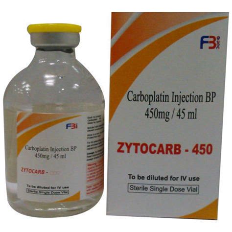 Carplatu 450 Mg/45 Ml Infuzyon Cozeltisi Iceren Flakon