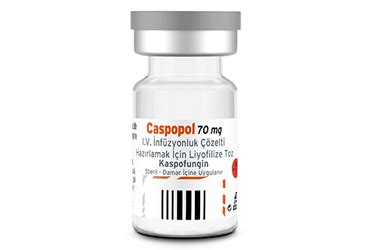 Caspopol 70 Mg Iv Infuzyonluk Cozelti Hazirlamak Icin Liyofilize Toz