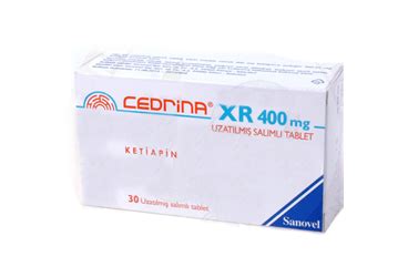 Cedrina Xr 400 Mg Uzatilmis Salimli 60 Tablet
