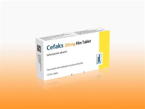 Cefaks 250 Mg 10 Film Tablet