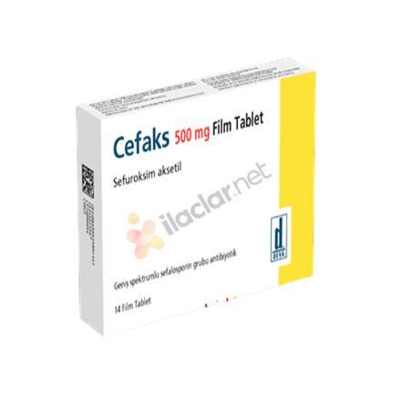 Cefaks 500 Mg 10 Film Tablet