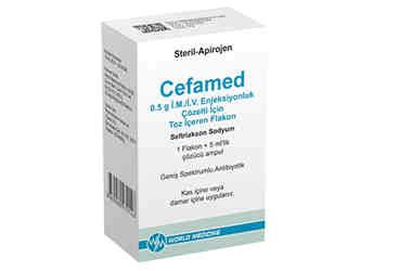 Cefamed 0,5 Gr Im/iv Enj. Coz. Haz. Icin Toz Iceren Flakon